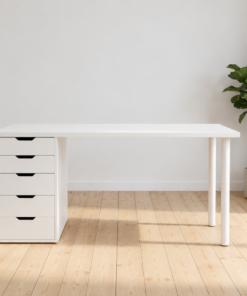 Bàn Làm Việc Gaming & Văn Phòng Ikea 1 Tủ