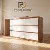 Tủ Giày Hiện Đại Cánh Lõm