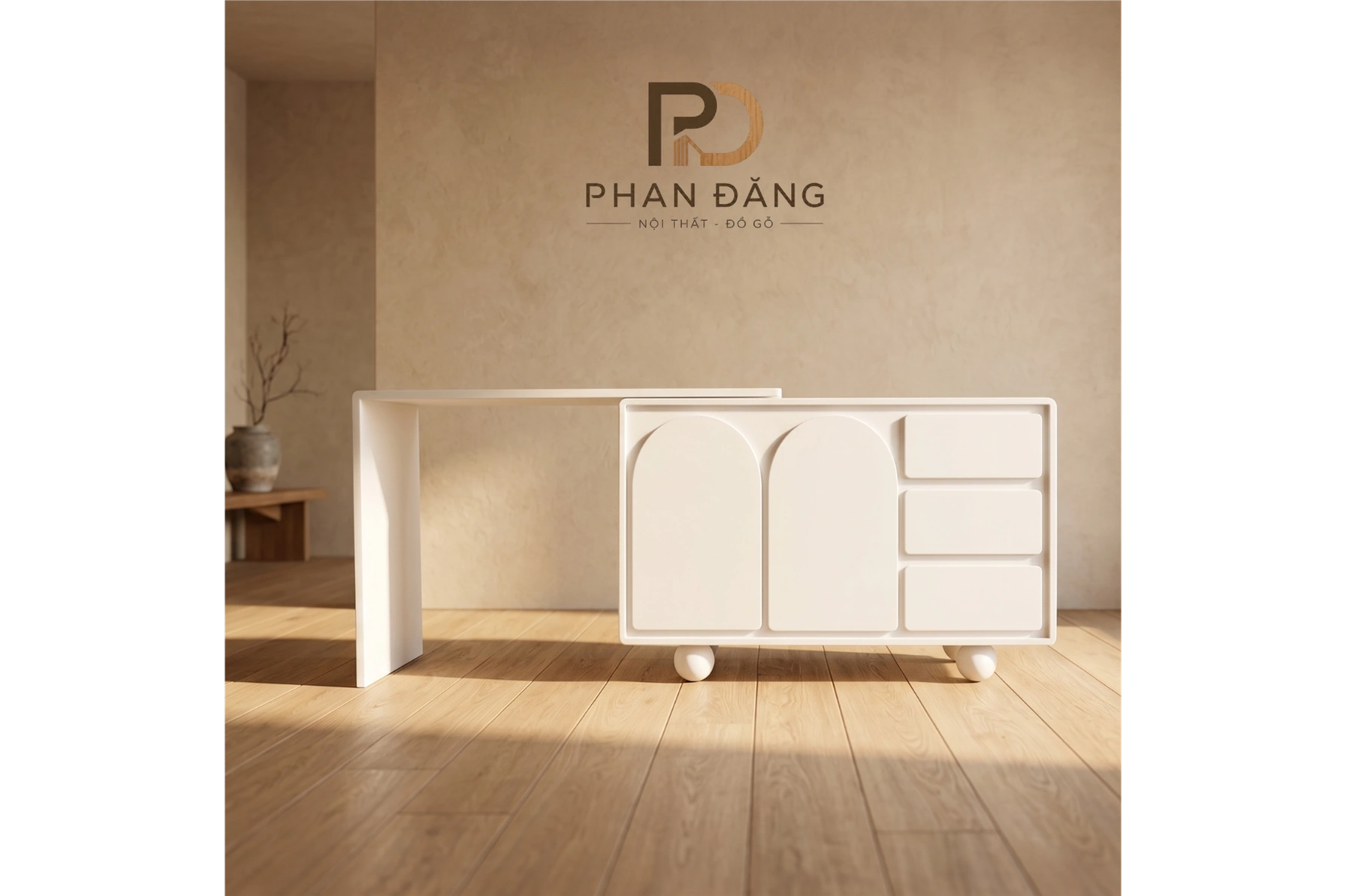 Bàn 2 Cánh Chân Quả Bóng Sơn
